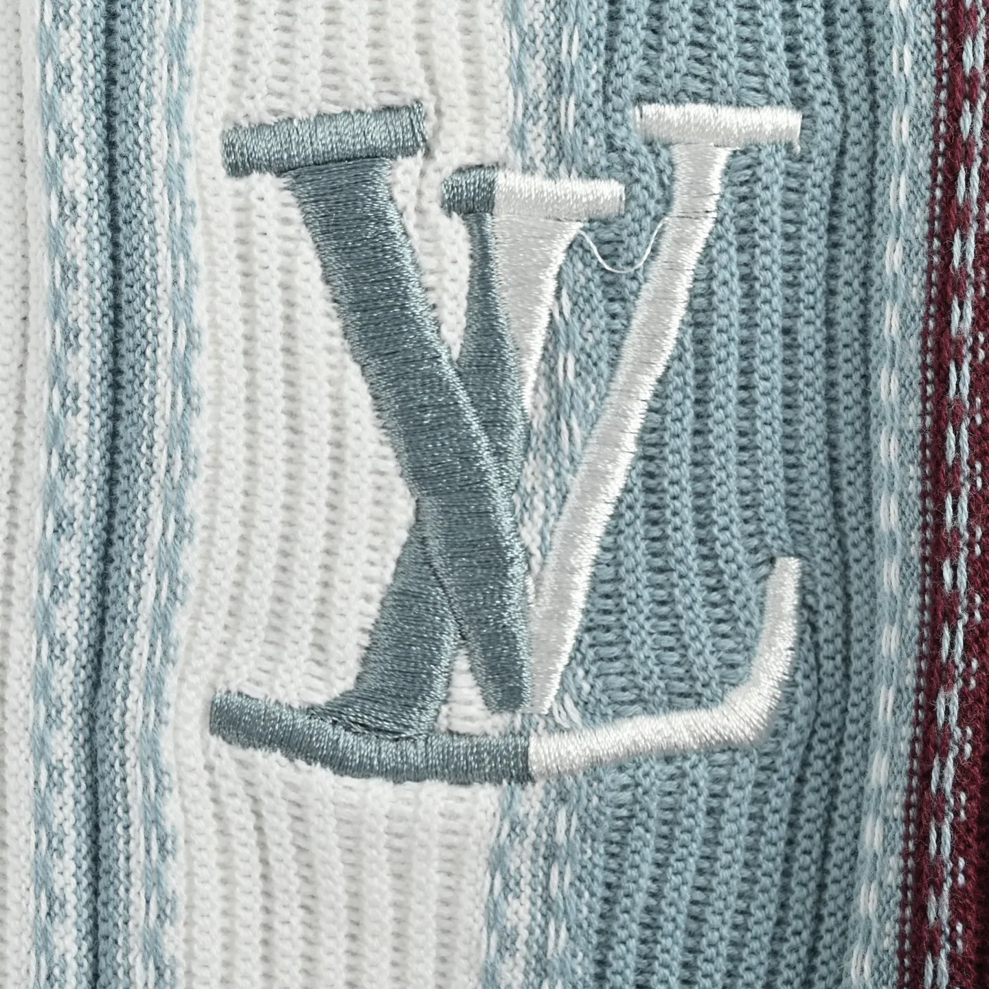 Louis Vuitton/Louis Vuitton 25ss vertical striped knitted shorts